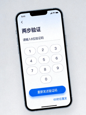 创建两步验证密码界面截图
