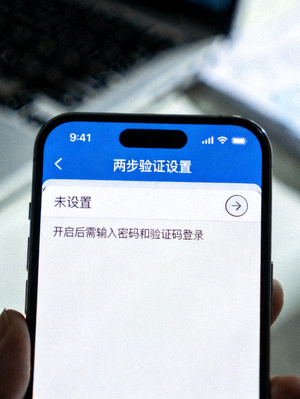 两步验证设置入口截图 - 显示未设置状态
