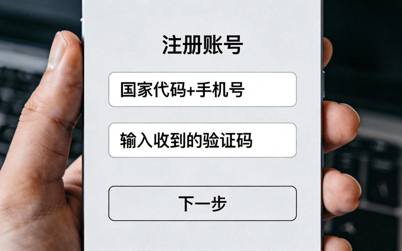 Telegram账号注册流程截图 - 显示手机号输入和验证码接收界面