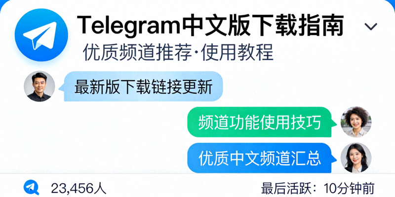 Telegram中文版下载指南频道配图 - 展示优质Telegram频道界面